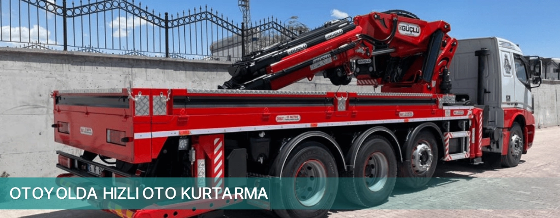 Çiğli İlçemi Otoyolda Hızlı Oto Kurtarma